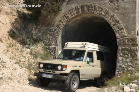 Mont Jafferau - Tunnel