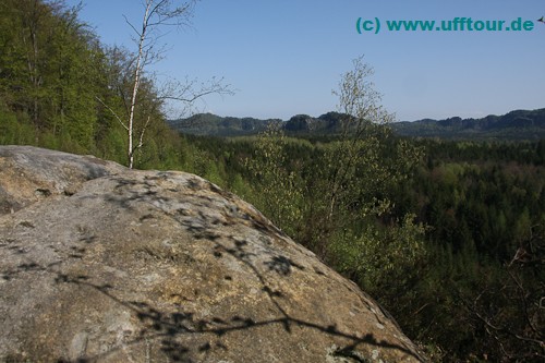 Traumhaftes Wetter und Weiblick vom Kuhstall aus